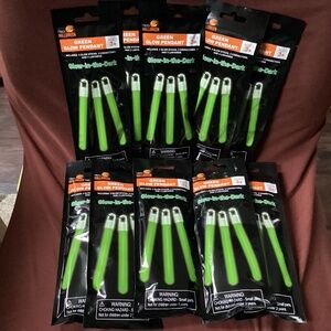 Happy Halloween Green Glow Pendant Glow-In-The-Dark Bundle New/Sealed